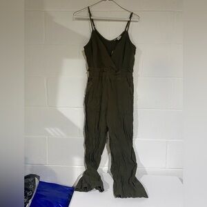Monteau Dark Olive Jumpsuit